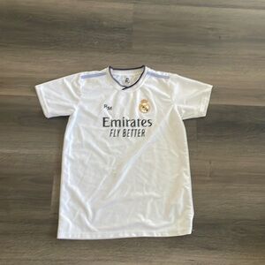 Real Madrid No Name Jersey Not Authentic